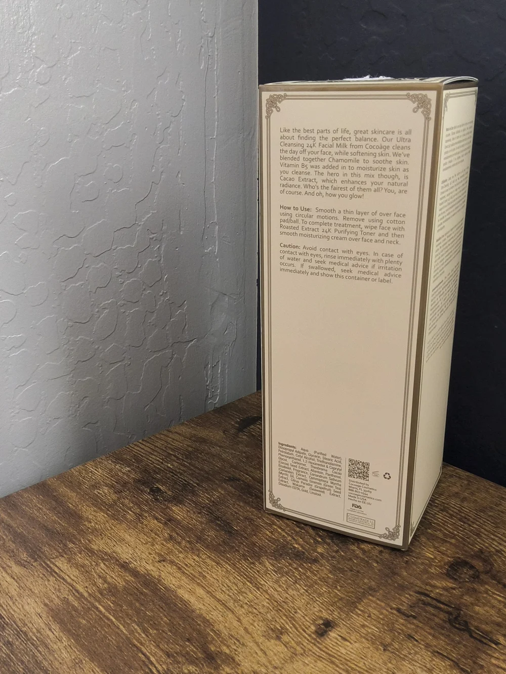 Ultra-Cleansing 24K Facial Milk — Cream